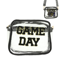 "GAME DAY" TRANSPARENT CROSSBODY BAG